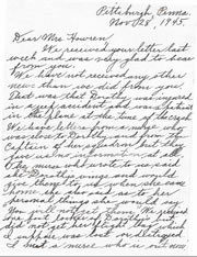 Dorothy Errair Letter from Booth